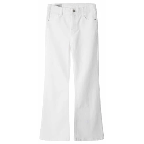 Offerta a tempo: Pepe Jeans Jeans Slim Flare HW Willa da Ragazza, Bianco, (Denim-1CA), 14 - 43% da 49.00 € a 27.93 €