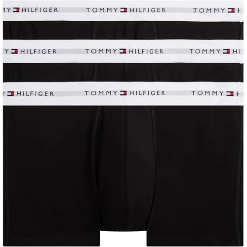 Offre limitée : Tommy Hilfiger 3P WB Boxers pour Homme Black/Black/Black S de 39.95 € à 39.95 € (0.00% de remise)
