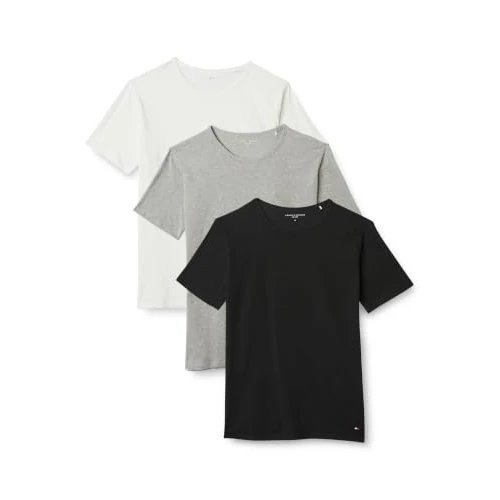 Offre limitée : Tommy Hilfiger Stretch CN Tee SS 3pack Um0um03933 T-Shirt S/S Multicolore (Noir/Blanc/Gris mélange), M Homme de 49.90 € à 44.90 € (10% de remise)