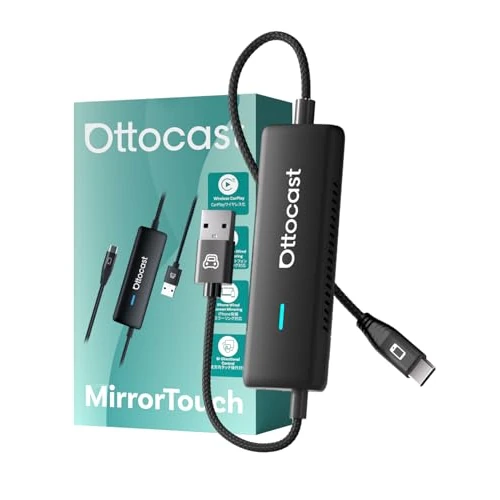 Offerta a tempo: 2025 OTTOCAST Mirror Touch, Adattatore CarPlay Wireless 3 in 1 con Mirroring dello Schermo — 20% da 129,99 € a 103,99 €
