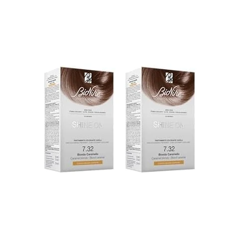 Bionike Shine On - Trattamento Colorante Capelli, Kit Tinta per Cute Sensibile Senza Ammoniaca, Azione Nutriente e Protettiva, Dona un Colore Naturale e Brillante, Copre i Capelli Bianchi