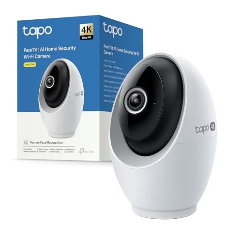 Limitiertes Angebot: Tapo C260 4K 8MP Überwachungskamera Innen 360°, Lokale KI-Erkennung, Physischer Privatsphärenmodus, 18-Facher Digitalzoom, Bewegungsverfolgung, Zwei-Wege-Audio, MicroSD-Karte Bis zu 512 GB von 59.90 EUR auf 49.90 EUR (Spare 17%)
