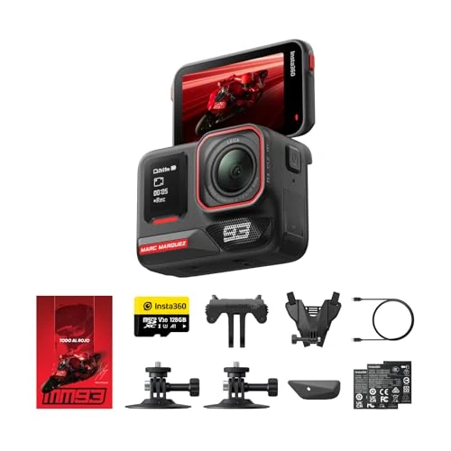 Oferta limitowana: Insta360 Ace Pro 2 – kamera sportowa 8K stworzona wspólnie z Marc Márquez, kamerą motocyklową, doskonałość przy słabym oświetleniu, redukcja szumów wiatru, odwracany ekran dotykowy i z 2369.00 zł na 2289.00 zł (oszczędź 3%)