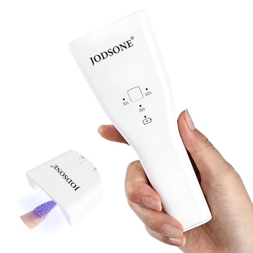 Offerta a tempo: JODSONE Mini U V LED lampada per unghie – Asciuga unghie portatile per smalto gel, asciuga unghie USB per indurimento rapido, salone di casa e utensili da viaggio - 36% da 9.29 € a 5.99 €
