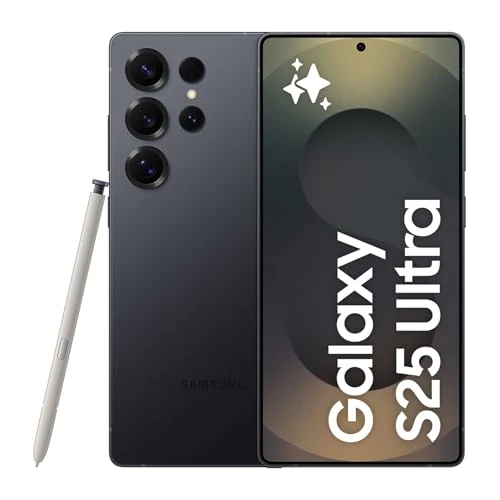 Offerta a tempo: Samsung Galaxy S25 Ultra Smartphone AI, 3 anni di Garanzia del produttore, Display 6.9'' QHD+ Dynamic AMOLED 2X, Fotocamera 200MP, RAM 12GB, 256GB, 5.000 mAh, Titanium Jetblack [Versione italiana] - 33% da 1499.00 € a 999.00 €