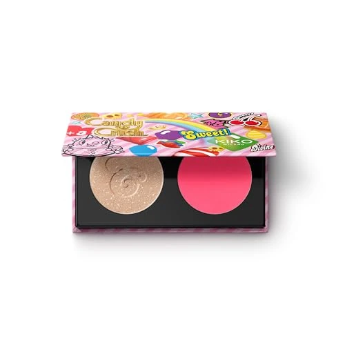 Limitiertes Angebot: KIKO Milano Candy Crush™ Mega Blush & Highlighter Duo 02, Gesichtspalette Mit Rouge Und Highlighter von 21.99 EUR auf 15.84 EUR (Spare 28%)