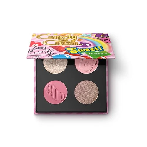 Offre limitee: KIKO Milano Candy Crush™ Multi Finish Eyeshadow Palette 02, Palette De 4 Ombres À Paupières Aux Finis Mats, Métallisés Et Brillants de 19.99 EUR a 11.67 EUR (economie 42%)