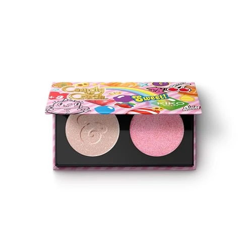 Limitiertes Angebot: KIKO Milano Candy Crush™ Mega Blush & Highlighter Duo 01, Gesichtspalette Mit Rouge Und Highlighter von 21.99 EUR auf 19.78 EUR (Spare 10%)