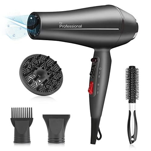 Offerta a tempo: Faszin Asciugacapelli Professionali Ionico, Phon Capelli Ioni con Diffusore, Fono Capelli Professionale, Asciugatura Rapida e Delicata, Famiglia Salone Parrucchieri Hair dryer - 0% da 29.98 € a 29.98 €
