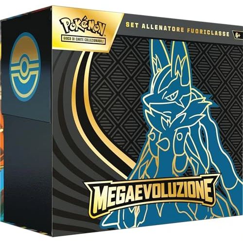 Pokémon: Super Class Trainer Set (Lucarius) Megaevolution Expansion Pokémon (One Full Length Promotional Card, Nine Booster Packs and Premium Accessories)
