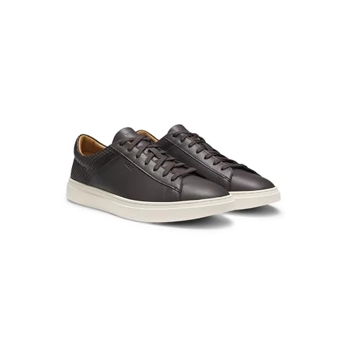 Limited-time offer: BOSS Men's Kieran_Tenn_lwvpu 10275985 01 Tennis Trainers, Dark Brown, 6 UK from 137.99 £ to 137.99 £ (save 0.00%)