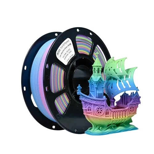 Oferta ograniczona: Filament iBOSS Matte PLA+ 1.75mm, PLA PRO Multicolor Rainbow 3D Printer Filament, Dokładność wymiarowa +/-0.02mm, 1kg (2,2lb), Matte Dream Shadow z 49.81 EUR na 49.81 EUR (znizka 0%)