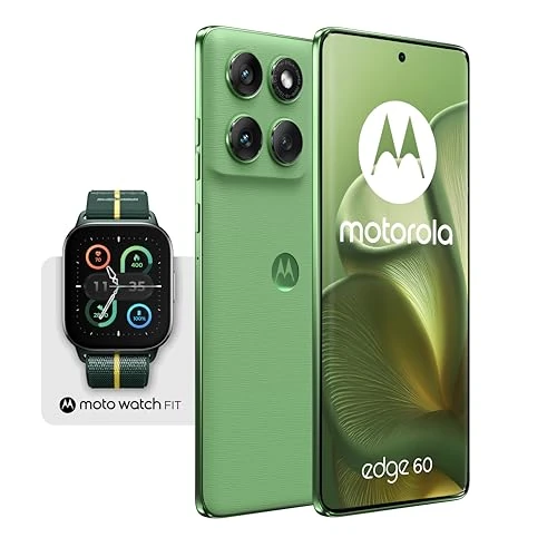 Offerta a tempo: Motorola edge 60 con Moto AI 8/256GB, Fotocamera 50+50+10MP — 23% da 478,00 € a 368,04 €