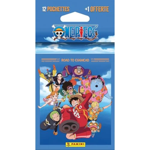 Panini One Piece Road to Egghead Blister Pack of 12 Pockets + 1 Free