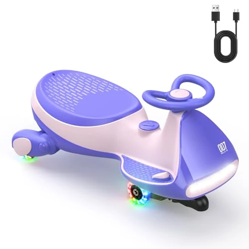 Offerta a tempo: FanttikRide 12V N7 Pro Macchina Elettrica per Bambini, Ricarica Di Tipo C, Auto Elettrica 2 in 1, 2 Velocità, Antiribaltamento, Ruote Lampeggianti, Bluetoothper Bambini da 3-8 anni - 29% da 159.99 € a 113.99 €