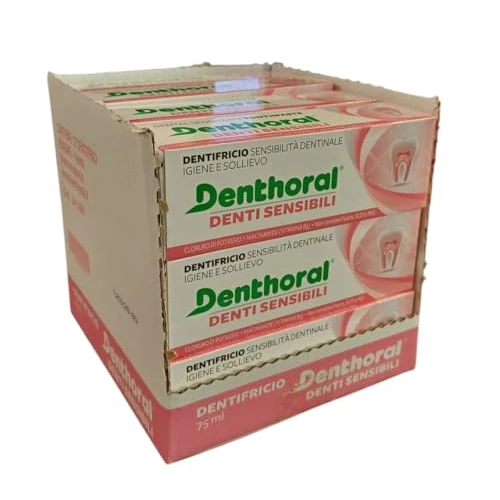 Denthoral Pasta do zębów wrażliwe zęby 12 sztuk rodzinnych