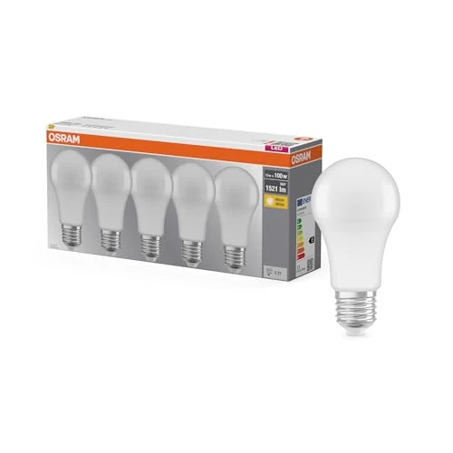 Offerta a tempo: OSRAM Lampada LED Attacco A100 forma lampadina E27 13W 1521lm IP20 - 20% da 14.99 € a 11.99 €