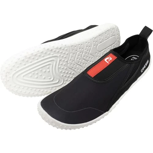 Oferta limitada: Cressi Kiwi Shoes Black/Red White Sole 43 - Calzado Unisex Ideal para Deportes Acuáticos y Paseos en Ambientes Húmedos, en el Mar y en la Playa, Negro/Rojo Suela Blanco, 43 de 15.99 € a 15.99 € (ahorro 0.00%)