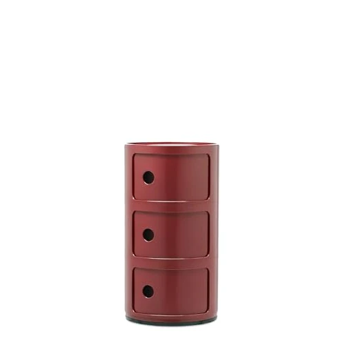 Offerta a tempo: Kartell Componibili, Mobile Contenitore 3 Elementi, Bordeaux - 20% da 157.00 € a 124.99 €