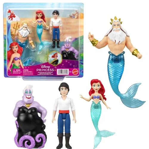 Zeitlich begrenztes Angebot: Mattel Disney Princess Ariel Set aus 4 kleinen Puppen inspiriert vom Film von 22.99 € auf 18.37 € (20% Rabatt)