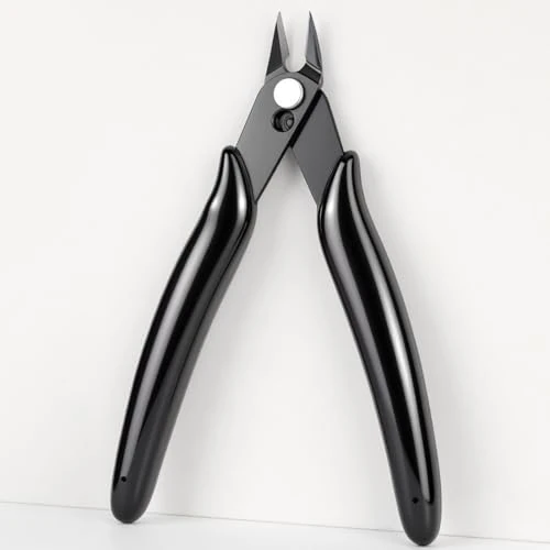 Offerta a tempo: Pinze tagliafili micro, strumento di taglio preciso a filo per la creazione di gioielli, 12,7 cm, piccole pinze per fascette per stampa 3D, modelli in plastica, gioielli, elettronica, nero - 4% da 2.49 € a 2.39 €