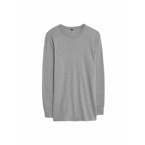 Zeitlich begrenztes Angebot: Marks & Spencer Heatgen™ Hemd Regular Fit Grau M von 28.00 € auf 16.80 € (40% Rabatt)