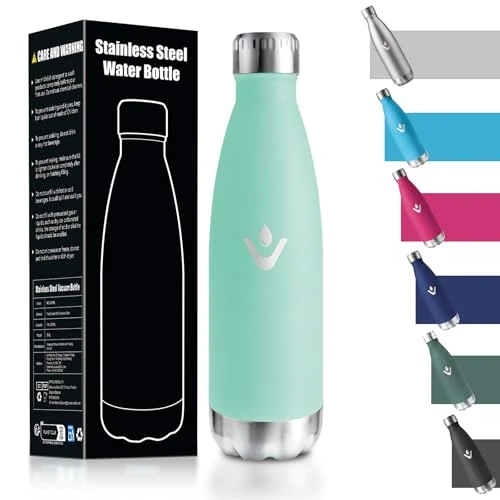 Offerta a tempo: HoneyHolly Borraccia Termica Bambini, 500ML Acciaio Inossidabile 18/8, Borraccia Termiche, Senza BPA, Bottiglia Termica A Prova di Perdite, Termos per Scuola, Campeggio, Sport, Borracce - 0.00% da 11.59 € a 11.59 €