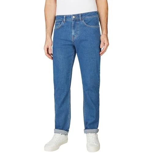 Zeitlich begrenztes Angebot: Pepe Jeans Herren Straight Jeans Cash Jeans, Blau (Denim-4CB), 38W / 34L von 43.10 € auf 43.10 € (0.00% Rabatt)