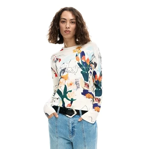 Tijdelijke aanbieding: Desigual Damestrui, gebroken wit, maat S van 66.34 € naar 66.34 € (0.00% korting)