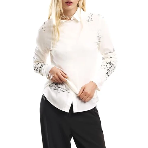 Offerta a tempo: Desigual Sweater della Collezione Donna, Bianco Rotto, L - 50% da 89.95 € a 45.06 €