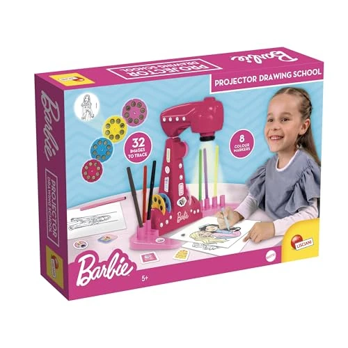 Offerta a tempo: Lisciani Giochi Barbie Scuola di Disegno, Proiettore, 4 Dischi, Pennarelli, 16 Fogli, Adesivi, Diamanti, Multicolore, 114078 - 38% da 39.99 € a 24.99 €