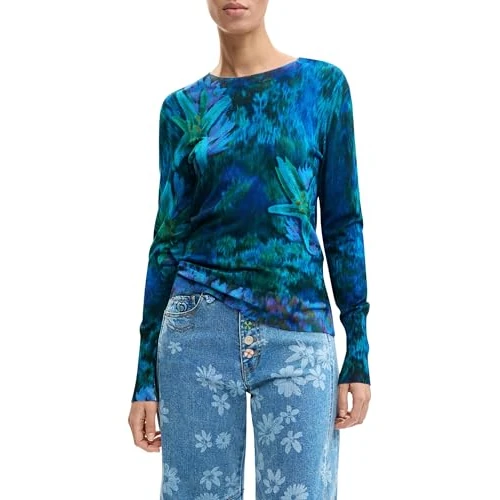 Oferta limitada: Desigual Sweater de la colección Mujer, Verde, M de 45.12 € a 45.12 € (ahorro 0.00%)