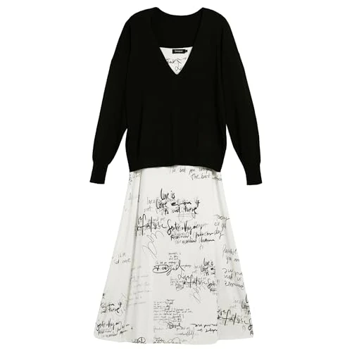 Zeitlich begrenztes Angebot: DESIGUAL ABITO LUNGO DONNA BIANCO von 87.10 € auf 87.10 € (0.00% Rabatt)