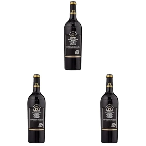 Raymond Huet - Saint-Emilion Grand Cru, in Barriques gereift, Rotwein aus Bordeaux (1 x 0,75L) (Packung mit 3)