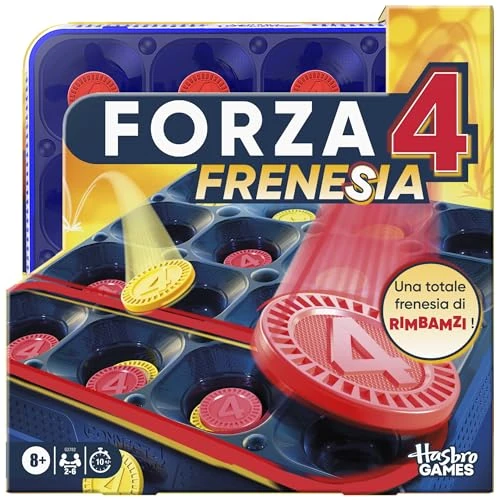 Offerta a tempo: Hasbro Gaming Gioco Forza 4 Frenesia - 55% da 19.99 € a 8.91 €