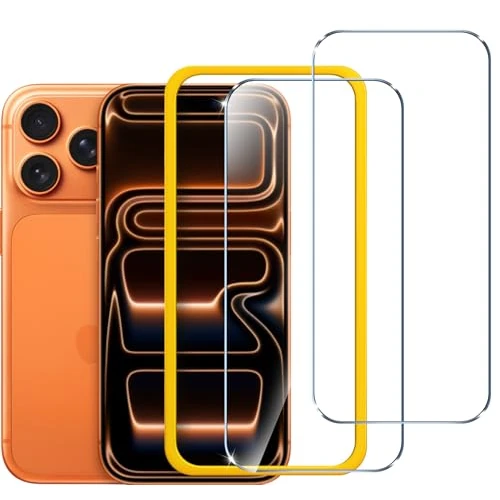 Offerta a tempo: iVoler 2 Pezzi Pellicola Vetro Temperato per iPhone 17 PRO 6.3 Pollici — 23% da 8,99 € a 6,95 €