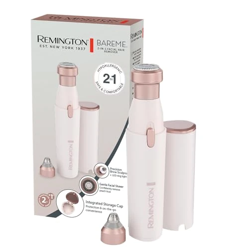 Offerta a tempo: Remington Rasoio Viso Donna, 2 in 1, Rosa, Ricarica USB-C, Impermeabile - 39% da 29.99 € a 18.36 €