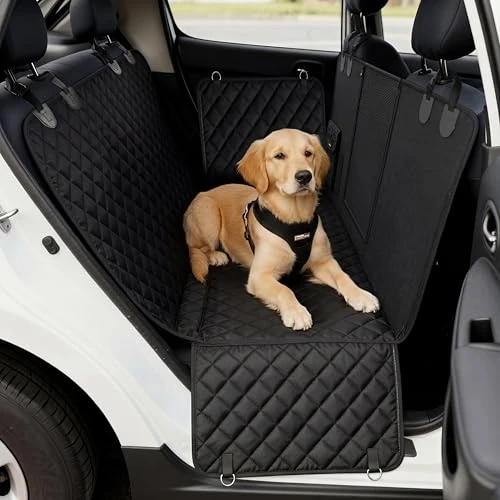 Upgrade4cars Dog Car Blanket Back Seat Waterproof & Padded | Dog Car Seat Protective Cover | Back Seat Car Blanket