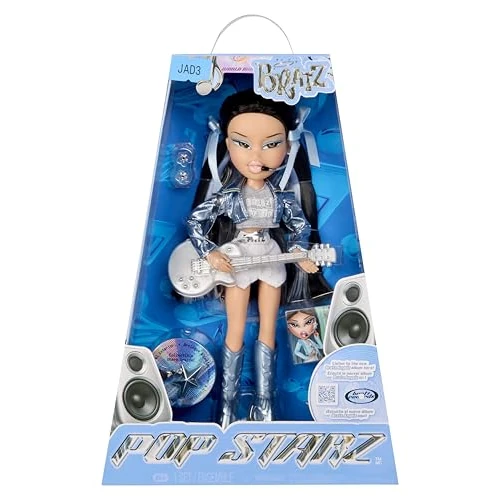 Offerta a tempo: Bratz Pop Starz Jade - Bambola fashion con charm da collezione, outfit e accessori musicali - 35% da 36.99 € a 24.00 €