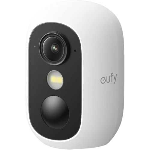 Offerta a tempo: eufy Security eufyCam C35 Telecamere Wireless per Int/Est, Montaggio Magnetico, Vista Notturna a Colori, Memoria Locale, Nessun Costo Mensile, IP67, Riconoscimento Viso, Supporto Pannello FV, Bianco - 44% da 99.99 € a 55.99 €