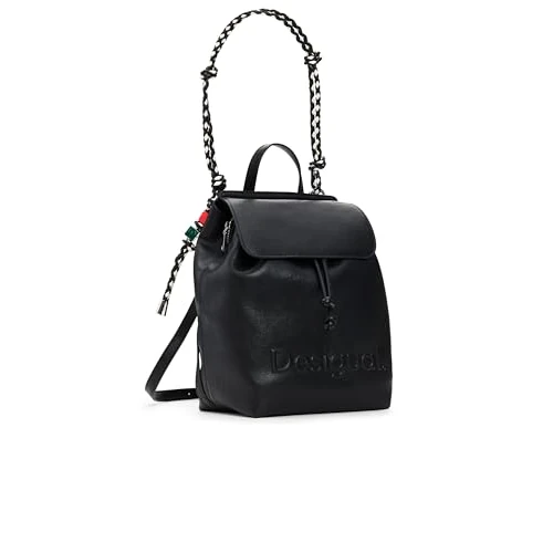 Offerta a tempo: Desigual zaino per il tempo libero Half Logo Luena Backpack Black nero - 33% da 69.95 € a 46.55 €