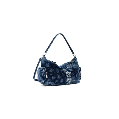 Zeitlich begrenztes Angebot: Desigual Schultertasche Umhängetasche Curio Denim Bag Denim Dark Blue blau von 63.77 € auf 63.77 € (0.00% Rabatt)