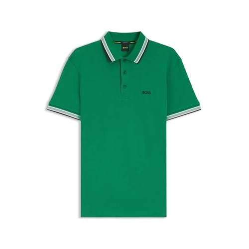 Offerta a tempo: Boss Polo da Uomo, Bright Green 320, S - 43% da 99.95 € a 56.80 €