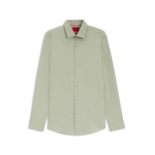 Offerta a tempo: Hugo Camicia da Uomo, Light/Pastel Green 337, 46 - 30% da 69.95 € a 49.00 €