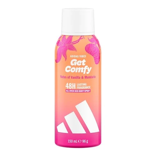 Offerta a tempo: adidas Vibes Get Comfy Deodorante Spray All-Over per il corpo, 150ml - 27% da 3.95 € a 2.90 €