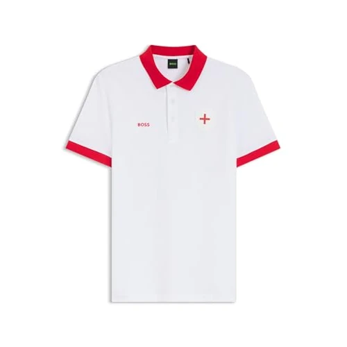 Limited-time offer: BOSS Paddy Poloshirt Mit Landesflaggen-Details from 99.00 £ to 75.00 £ (save 24%)