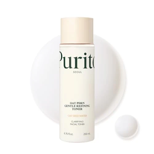 Offerta a tempo: PURITO Oat PDRN Gentle Refining Toner, Korean Oat Exfoliating Toner 99% Pure Oat PDRN, Hydrating & Clarifying Formula for Acne-Prone Skin, Vegan, Non-Comedogenic, Gentle Daily Use, 200 mL 6.76 fl.oz - 30% da 23.00 € a 15.99 €