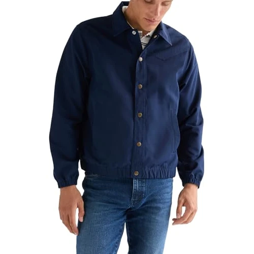 Offerta a tempo: Wrangler Giacca Coaches da uomo, blu navy, XL - 0.00% da 91.61 € a 91.61 €