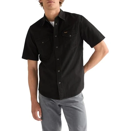 Limited-time offer: Wrangler, Men's Shirt SS Western Shirt from 55.00 £ to 30.25 £ (save 45%)