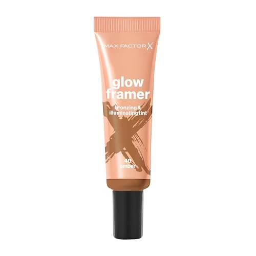Limited-time offer: Max Factor Glow Framer, 40 Amber, Bronzing and Illuminating Tint, Blends contour and highlight, Soft Shimmers, Bronzing Pigments, Weightless, Easy to Blend Formula, 30ml from 10.99 GBP to 7.64 GBP (save 30%)
